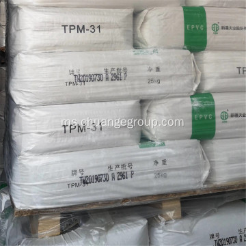Tianye PVC Paste Resin TPM-31 ​​untuk tanda dagangan lembut